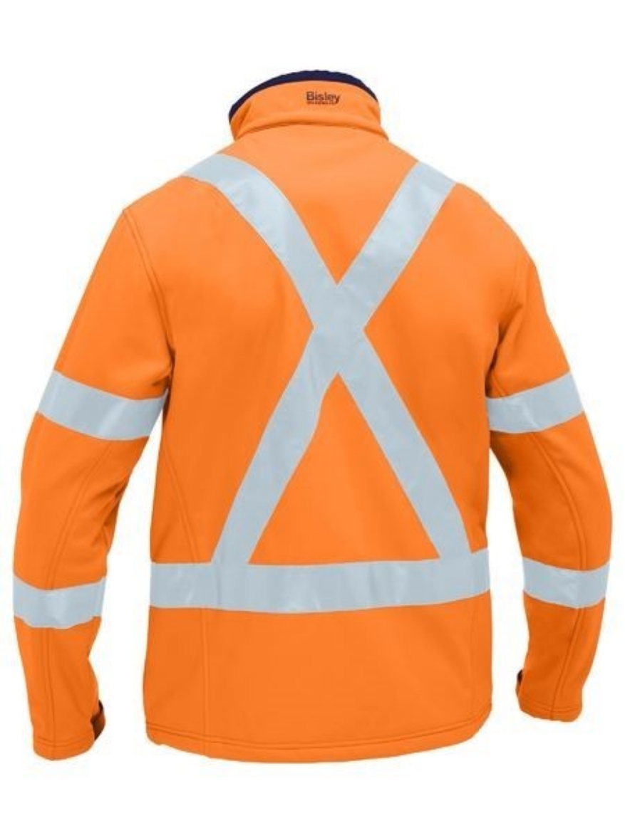 Picture of Bisley X Taped Hi Vis Soft Shell Jacket